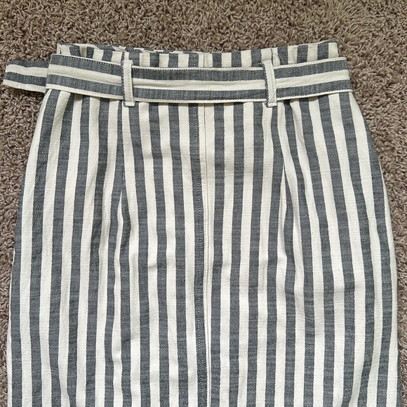 Anthropologie Wrap Striped Belted Pencil Wrap
Skirt - Picture 10 of 15